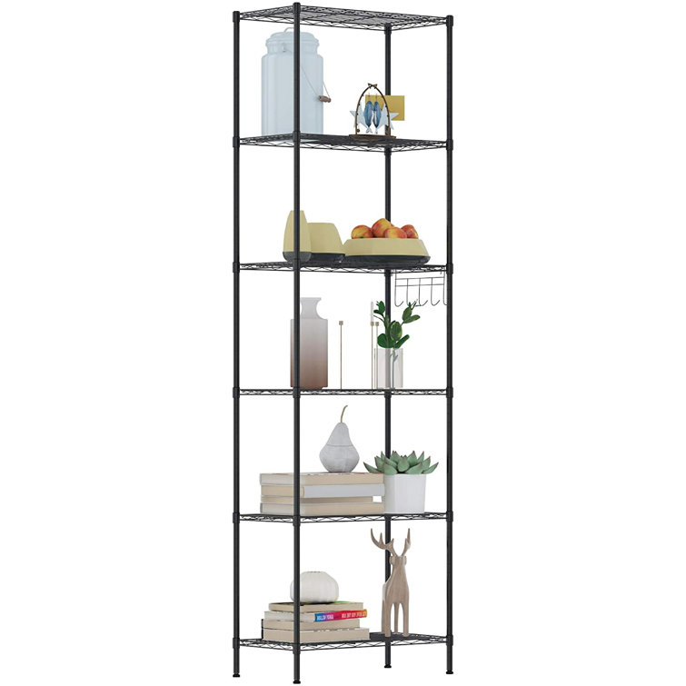Rebrilliant 6Tier Wire Shelving Unit, Free Standing Shelf, Metal